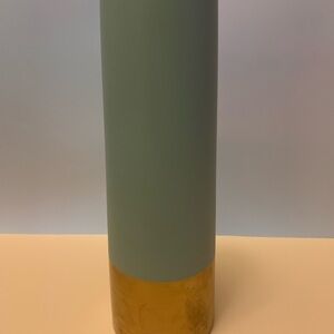 Light Green and Gold Vase